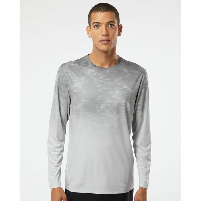 Unisex Montauk Oceanic Fade Performance Long Sleeve T-Shirt Thumbnail