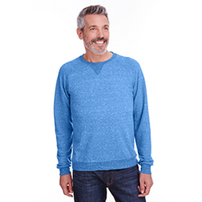 Adult Snow Heather French Terry Crewneck Sweatshirt Thumbnail