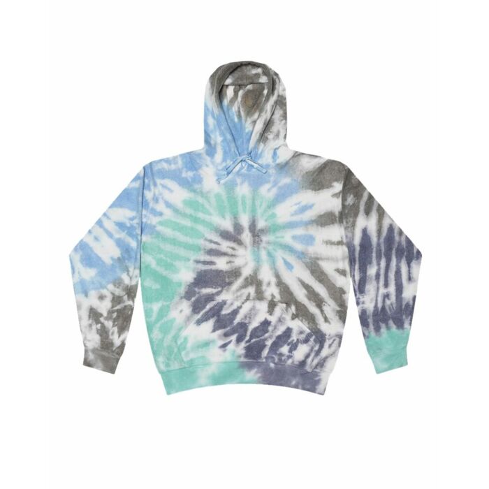 Unisex Tie-Dyed Cloud Fleece Hooded Sweatshirt Thumbnail