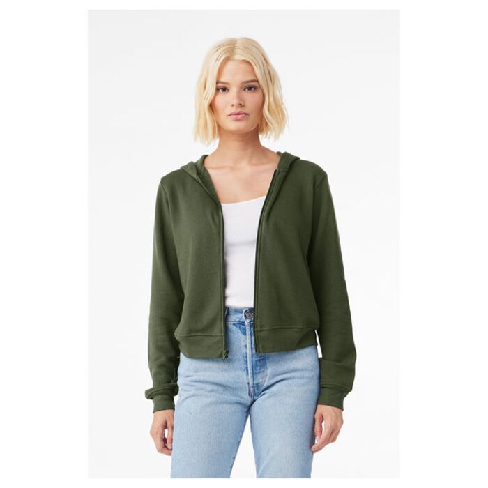 Ladies' Sponge Fleece Full-Zip Hooded Sweatshirt Thumbnail