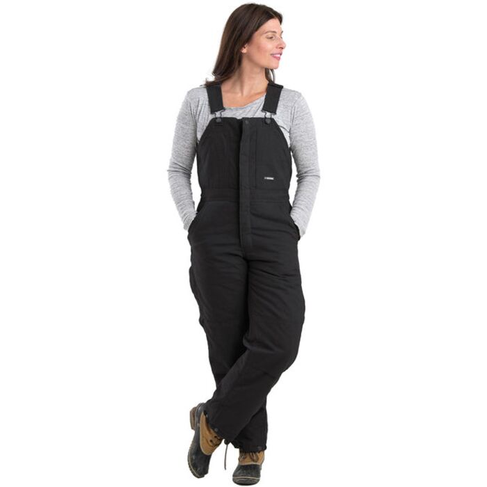 Ladies' Softstone Duck Insulated Bib Overall Thumbnail