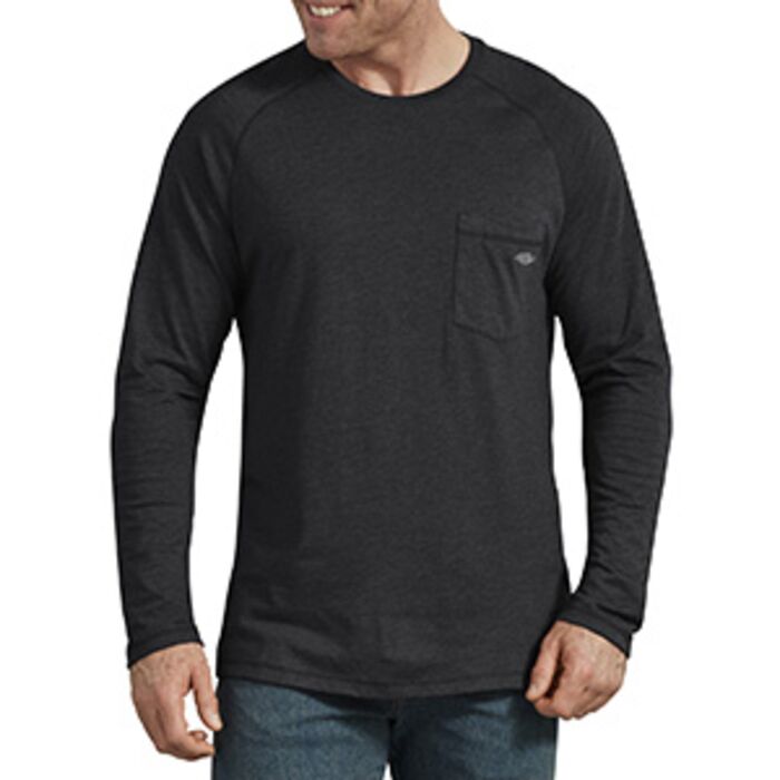 Men's Tall Temp-iQ Performance Cooling Long Sleeve Pocket T-Shirt Thumbnail