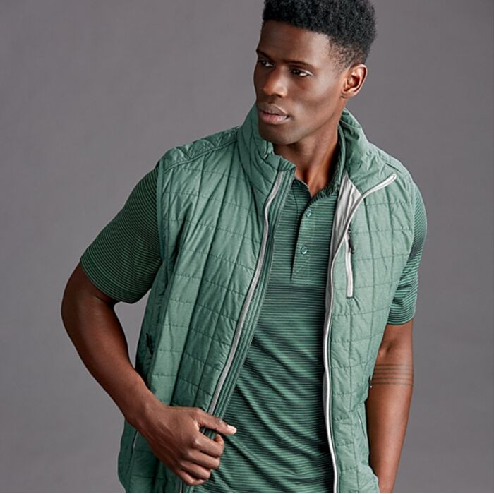 Cutter & Buck Rainier PrimaLoft Mens Eco Insulated Full Zip Puffer Vest Thumbnail