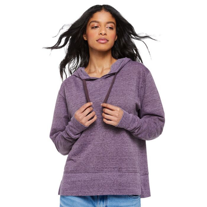 Ladies' Vintage Wash Fleece Hooded Sweatshirt Thumbnail