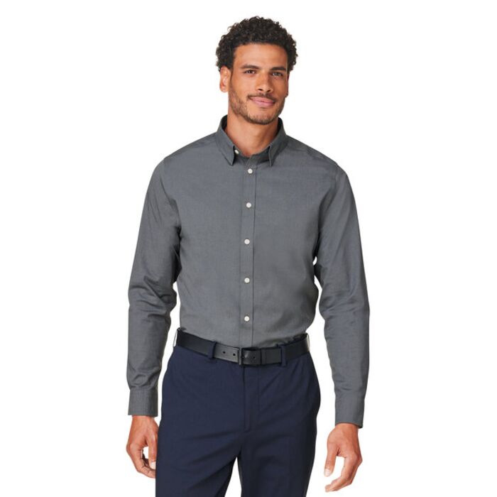 CrownLux Performance® Men's Spencer Poplin Shirt Thumbnail