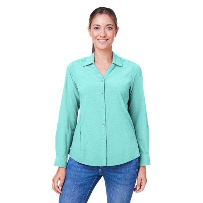 Ladies' Ultra UVP® Long-Sleeve Marina Shirt Thumbnail