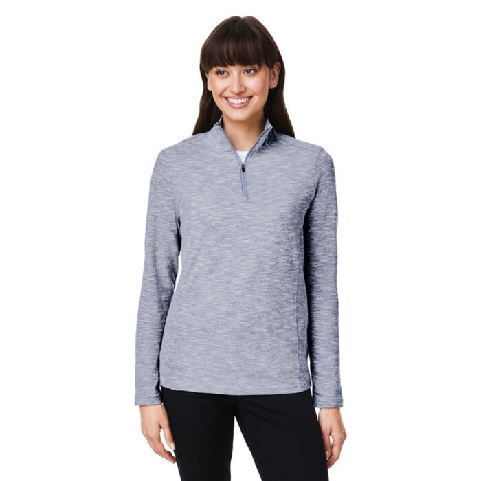 Ladies' Eclipse Jacquard Quarter-Zip Thumbnail