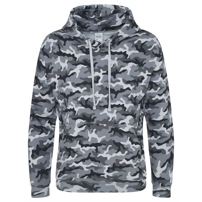 Unisex Camo Hooded Sweatshirt Thumbnail