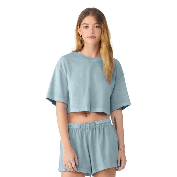 Women's Heavyweight Garment Dyed Cropped Tee Thumbnail