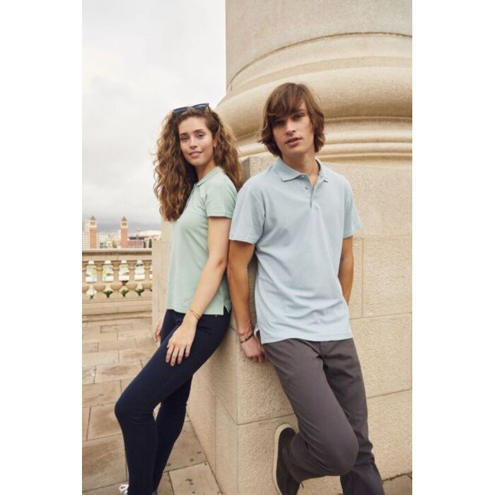 Clique Addison All Cotton Pique Short Sleeve Mens Polo Thumbnail