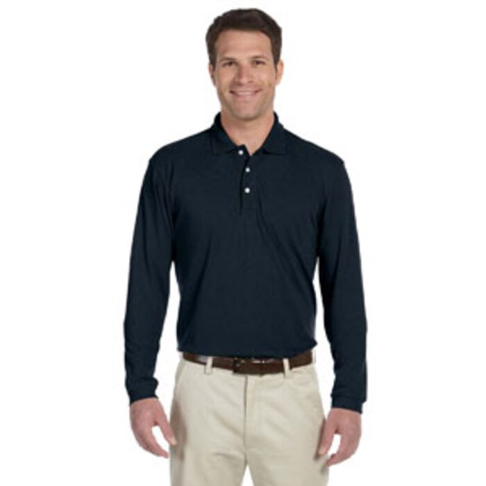 Men's Easy Blend™ Long-Sleeve Polo Thumbnail