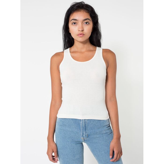 3308ORG Organic 2x1 Rib Boy Beater Tank Thumbnail