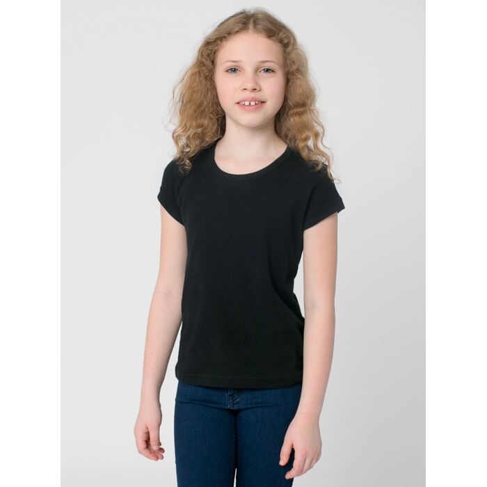 4221 Youth Baby Rib Cap Sleeve T-Shirt Thumbnail