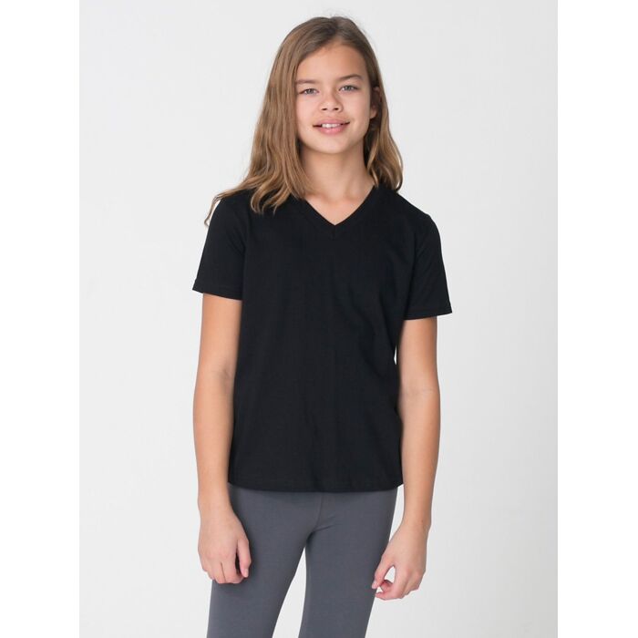 2256 Youth Fine Jersey V-Neck T-Shirt Thumbnail