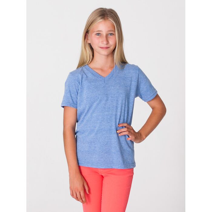 TR256 Youth Tri-Blend V-Neck T-Shirt Thumbnail