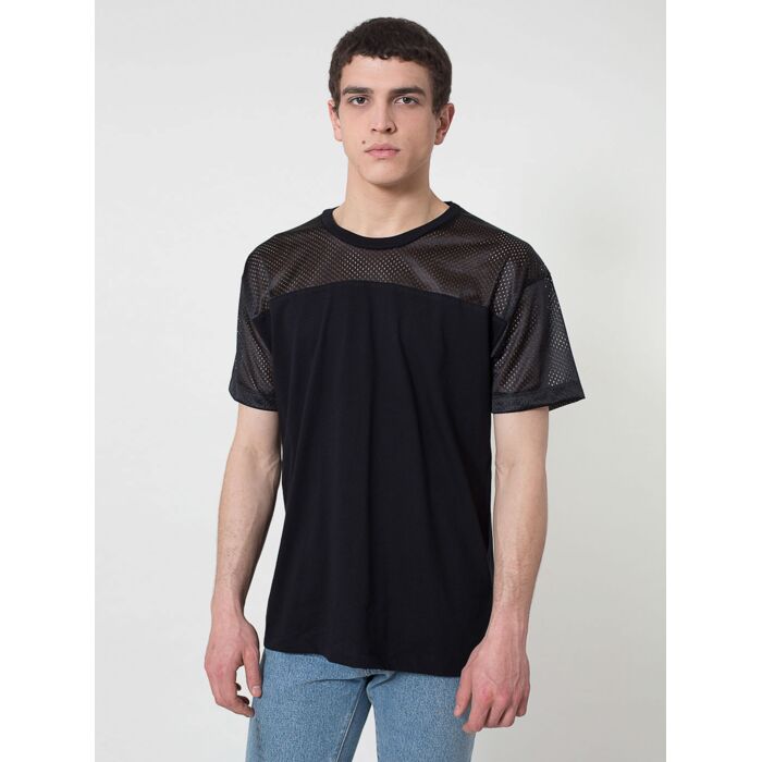 RSA2419 Fine Jersey Athletic T w/ Poly Mesh Thumbnail