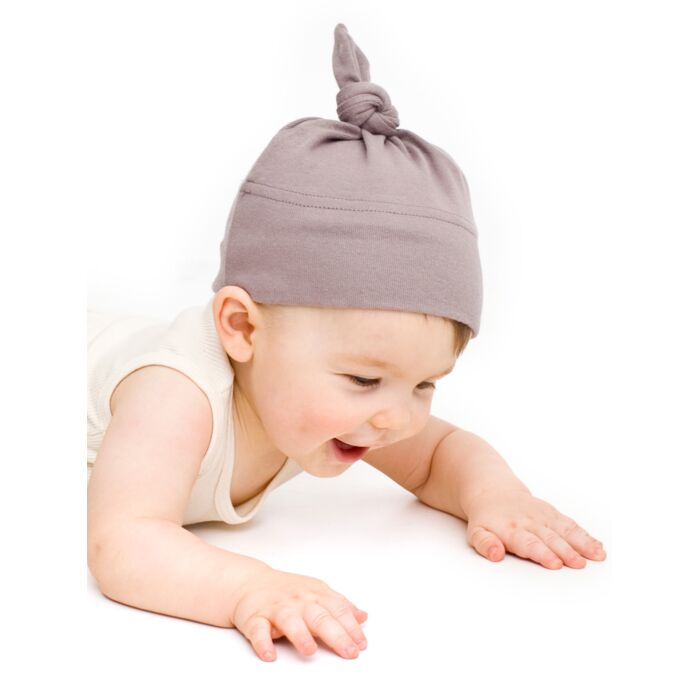 4009ORG Organic Infant Baby Rib Hat Thumbnail