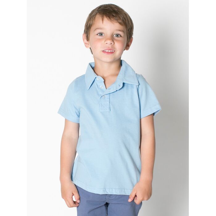 rsa2112 Toddler Fine Jersey Polo Shirt Thumbnail