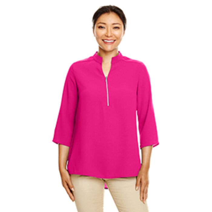 Ladies' Perfect Fit™  Three-Quarter Sleeve Crepe Tunic Thumbnail