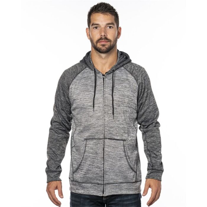 Men's Performance Raglan Full-Zip Sweatshirt Thumbnail