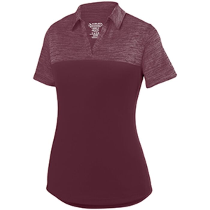 Ladies' Shadow Tonal Heather Polo Thumbnail