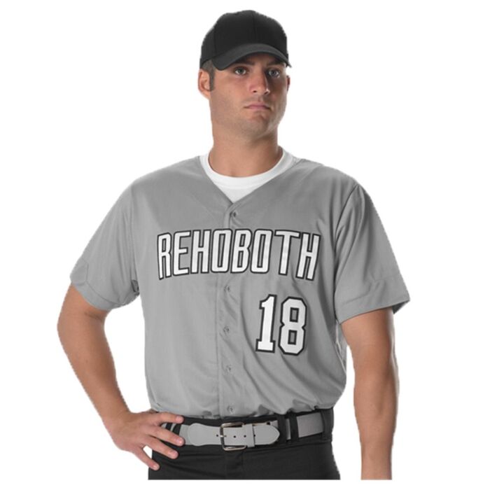 Men's Full Button Lightweight Baseball Jersey Thumbnail