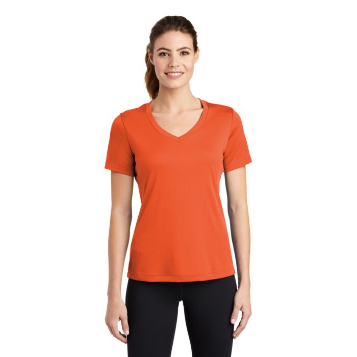Ladies PosiCharge ® Competitor™ V Neck Tee Thumbnail