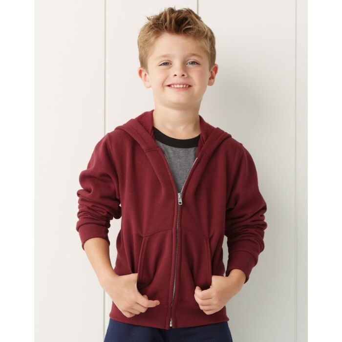 NuBlend® Youth Full-Zip Hooded Sweatshirt Thumbnail