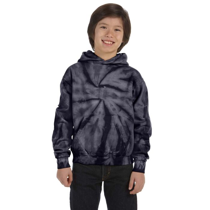 Youth 8.5 oz. Tie-Dyed Pullover Hooded Sweatshirt Thumbnail