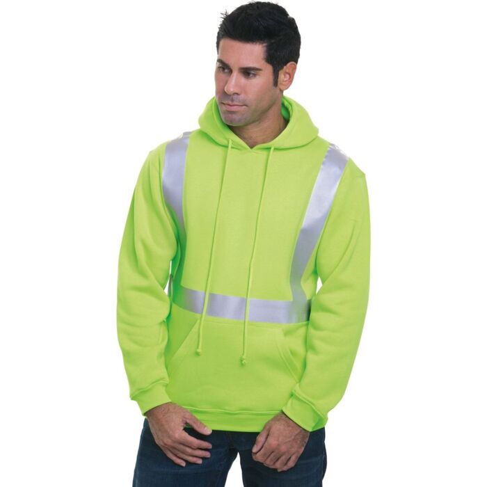 USA-Made Hi-Visibility Hooded Pullover Fleece Thumbnail
