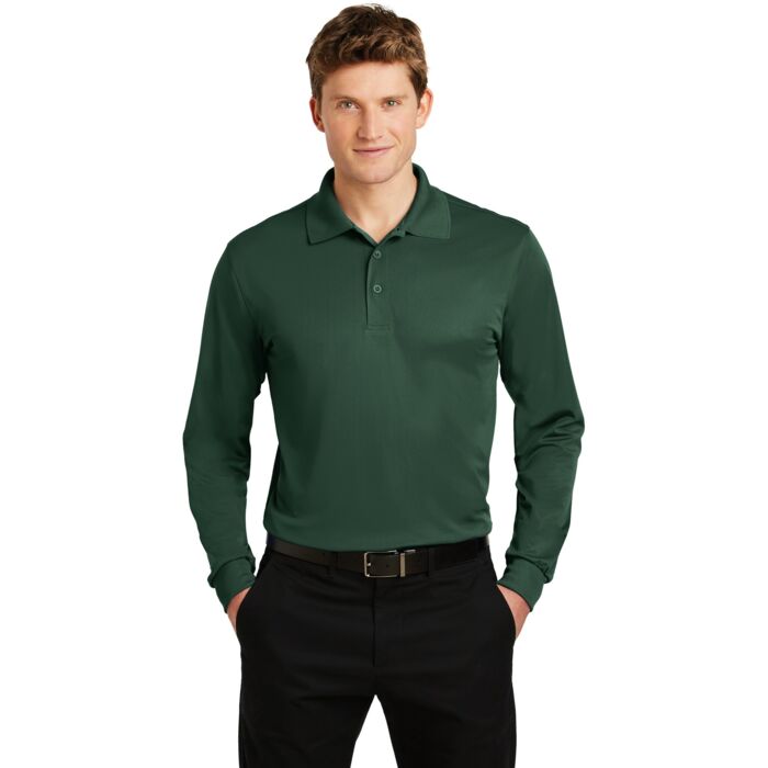 Long Sleeve Micropique Sport Wick ® Polo Thumbnail