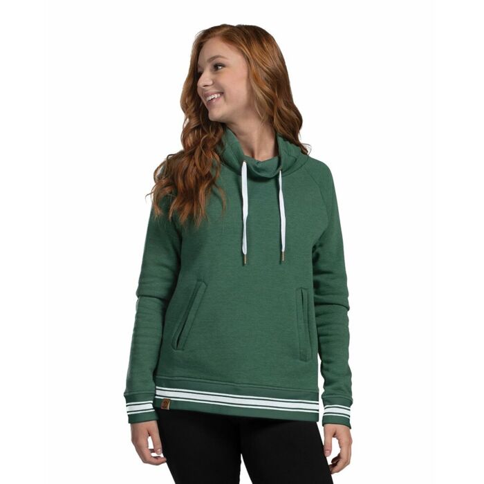 Women's Ivy League Fleece Funnel Neck Sweatshirt Thumbnail
