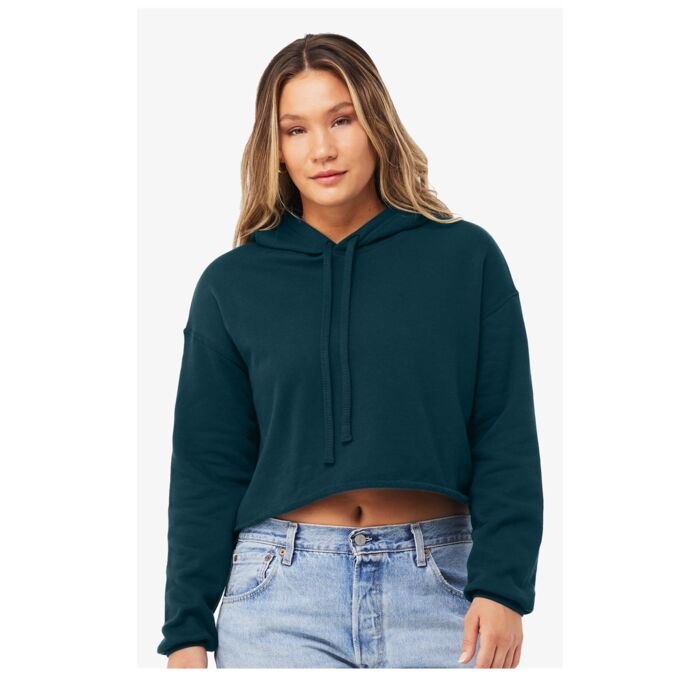 Women's Crop Fleece Hoodie Thumbnail