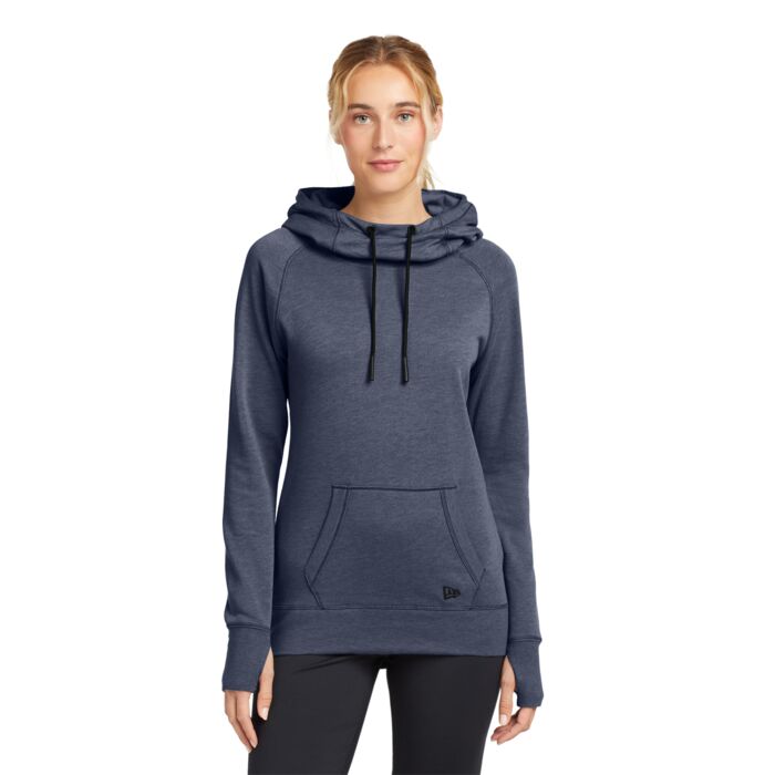 Ladies Tri Blend Fleece Pullover Hoodie Thumbnail