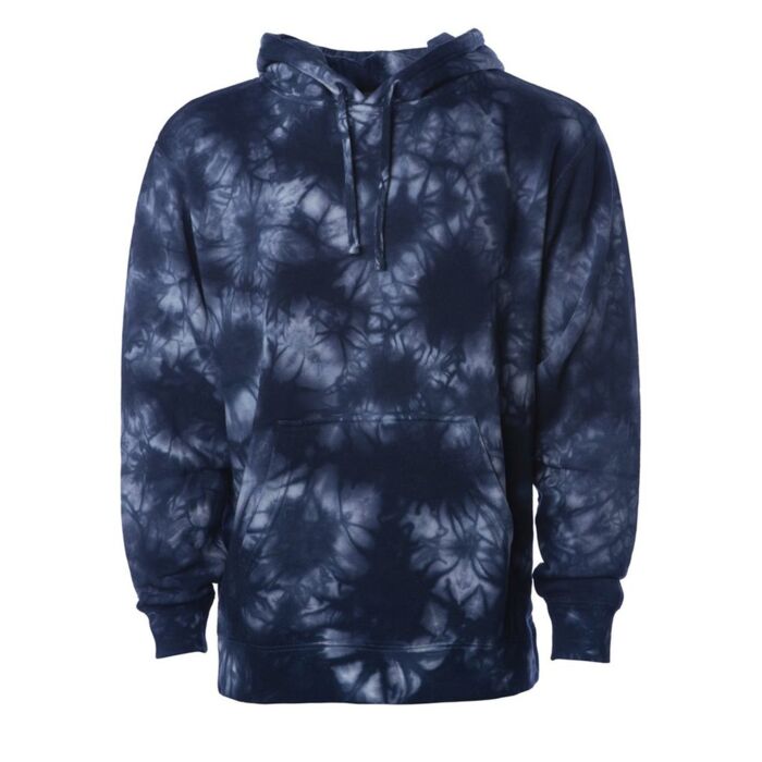 Midweight Tie-Dyed Hooded Sweatshirt Thumbnail