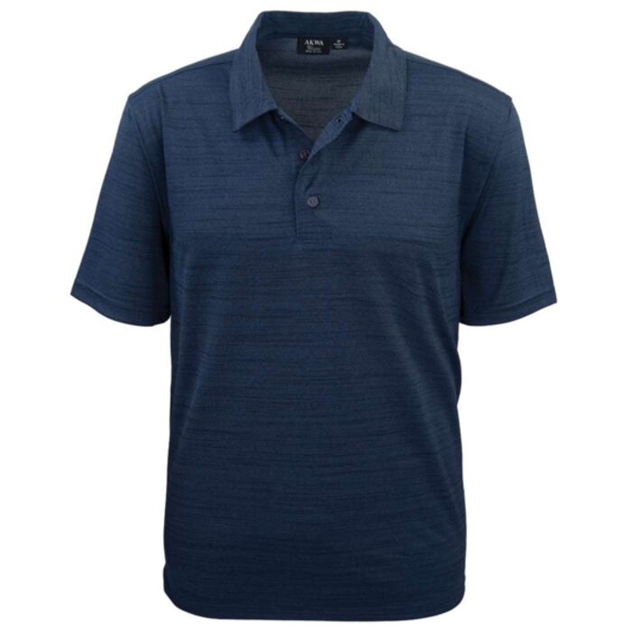 AKWA Mens Style 1380 Tiger Stripe Polo Thumbnail