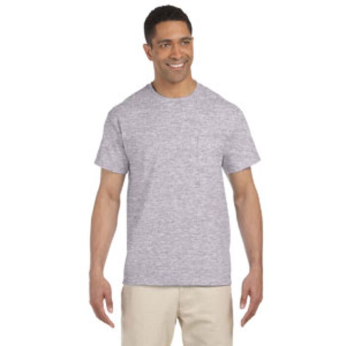 Adult Ultra Cotton® 6 oz. Pocket T-Shirt Thumbnail