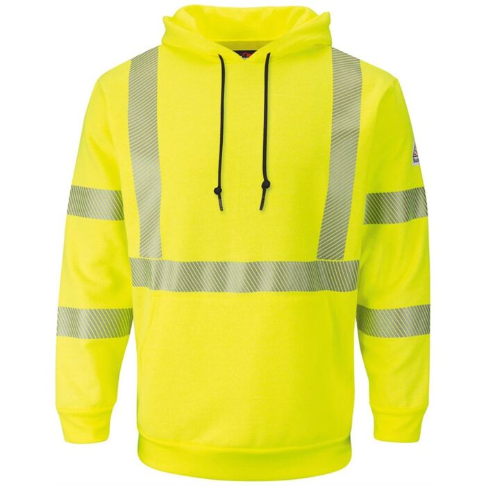 Hi-Visibility Pullover Hooded Fleece Sweatshirt Thumbnail