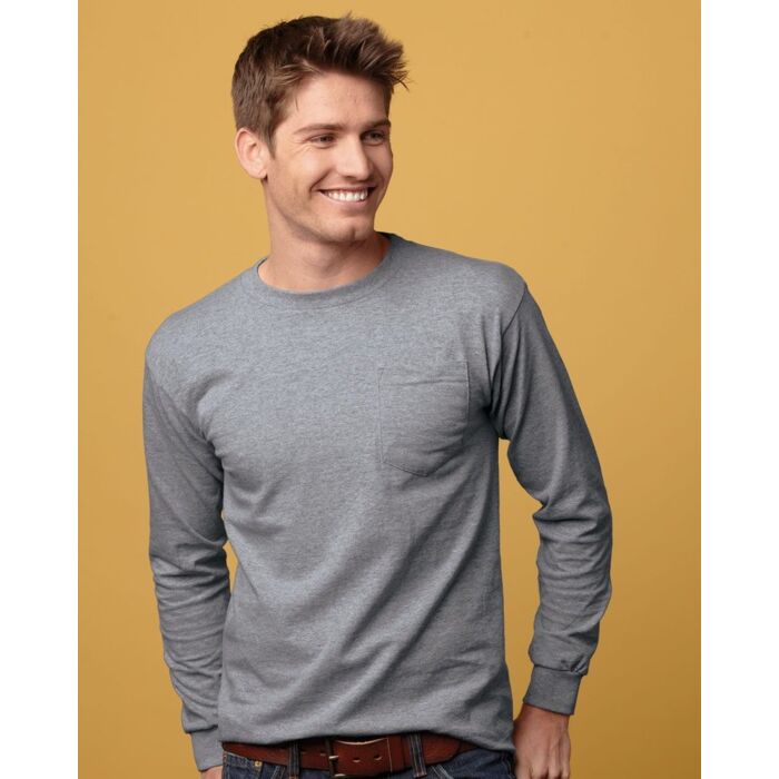 Union-Made Long Sleeve Pocket T-Shirt Thumbnail