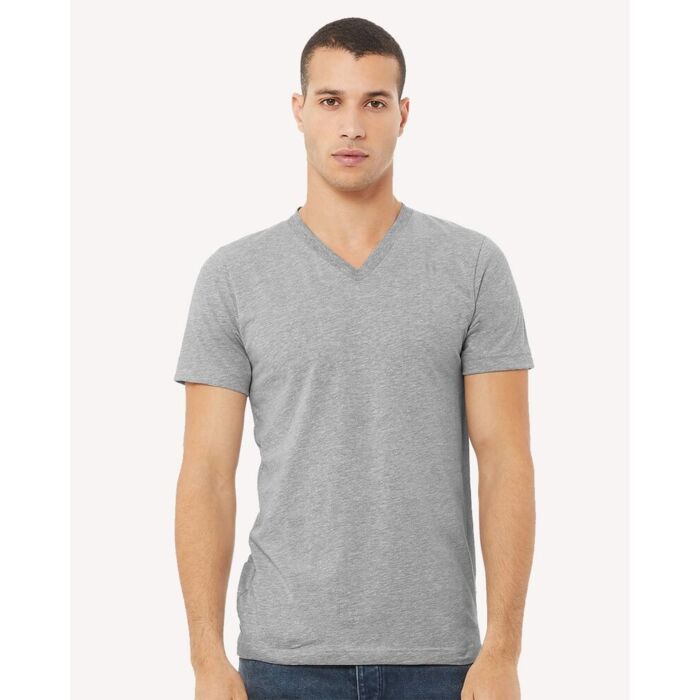 Heather CVC V-Neck Tee Thumbnail