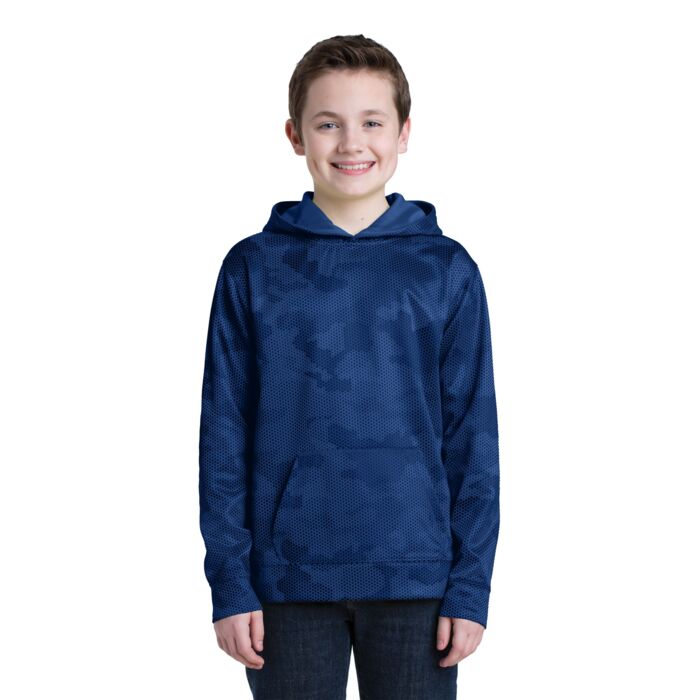 Youth Sport Wick ® CamoHex Fleece Hooded Pullover Thumbnail