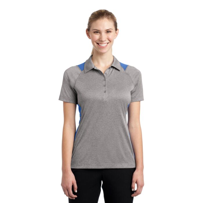 Women's Heather Colorblock Contender Polo Thumbnail