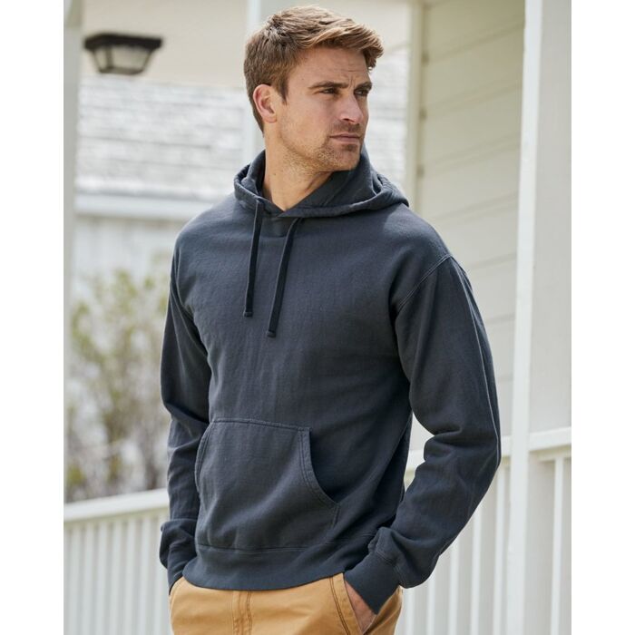 Garment-Dyed Unisex Hooded Sweatshirt Thumbnail