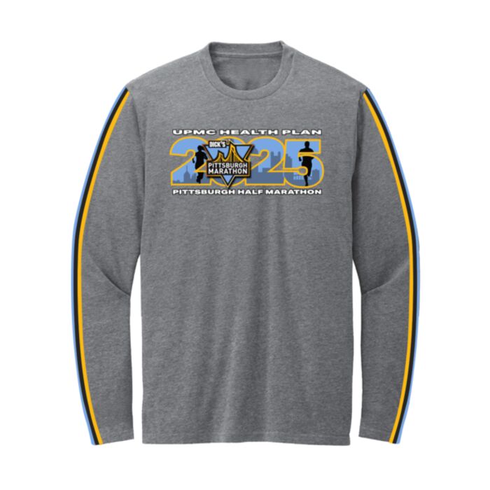 P3R2025 - HEATHER GREY - LONG SLEEVE HALF MARATHON Thumbnail