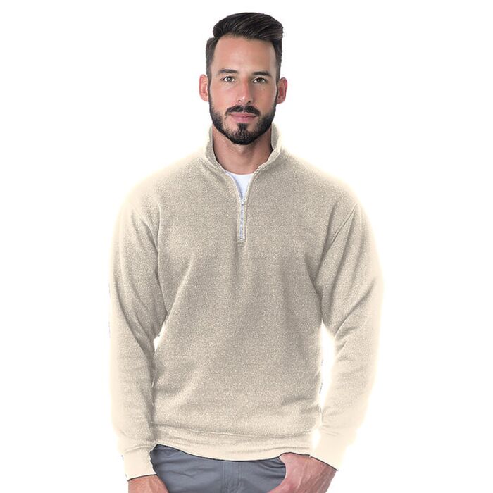 Unisex USA Made Quarter-Zip Pullover Sweatshirt Thumbnail