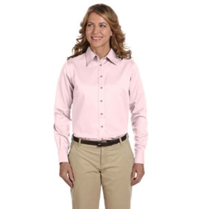 Ladies' Easy Blend™ Long-Sleeve Twill Shirt with Stain-Release Thumbnail