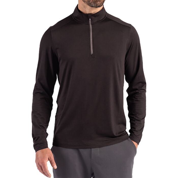 Cutter & Buck Coastline Epic Comfort Recycled Mens Quarter Zip Thumbnail