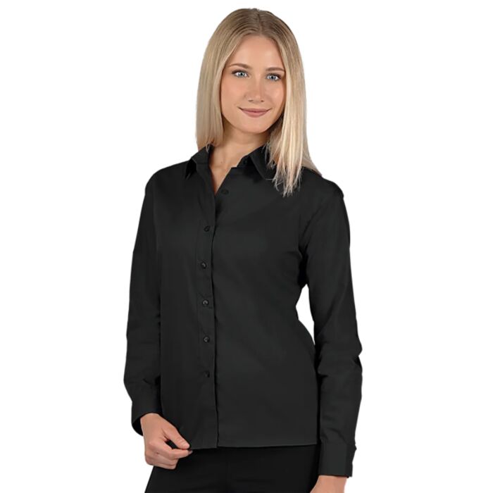 Blue Generation Ladies' Longsleeve Value Poplin Shirt Thumbnail