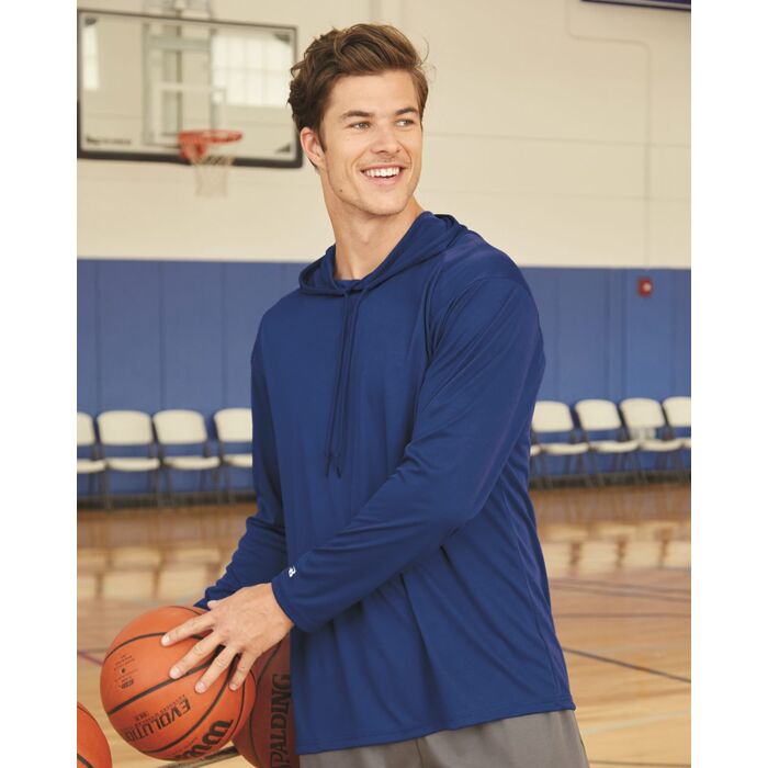 B-Core Long Sleeve Hooded T-Shirt Thumbnail