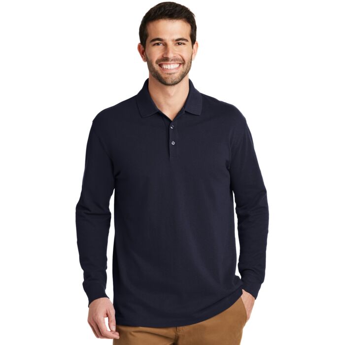 EZCotton ™ Long Sleeve Polo Thumbnail